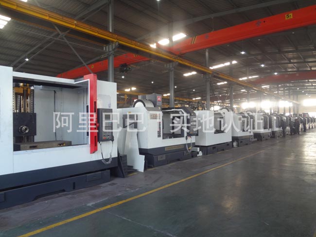 山東菠萝蜜视频在线观看數控機床生產車間現場（chǎng）